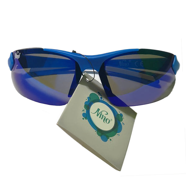 Wraparound Fashion Sunglasses Blue Frame