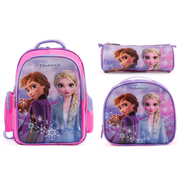 Frozen 3-in-1 Girls' School Backpack Set