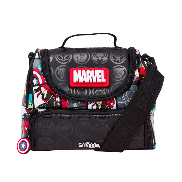 Smiggle Marvel Double Decker Lunchbox With Strap