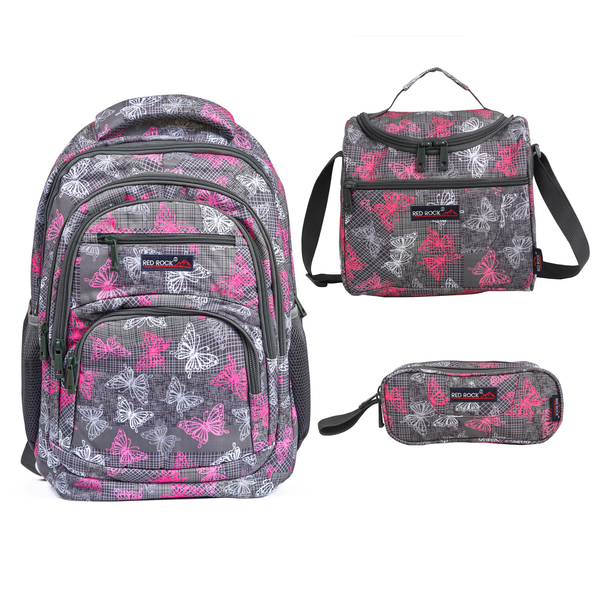 Butterfly Bliss 3-in-1 Backpack Set 19"