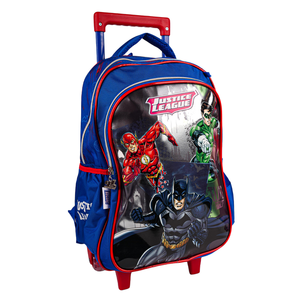 Justice League Boys' School Trolley Bag 16"