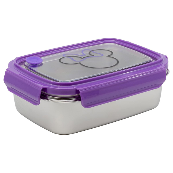 Stor Minnie Young Adult Stainless Steel Rectangular Lunch Box 1020 ML
