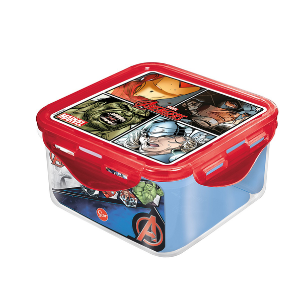 Stor Avengers Square Hermetic Food Container 730 ML