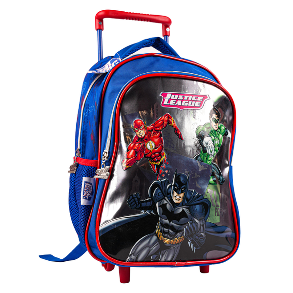 Justice League Boys' School Trolley Bag 13"