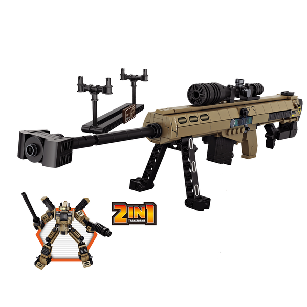 Transformed Mars 2-in-1 Shotgun to Transformer (369 Pcs)