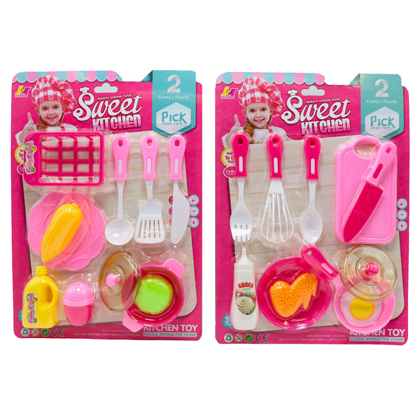 Sweet Kitchen on Blister Card 11 Pcs (Assorted Design)