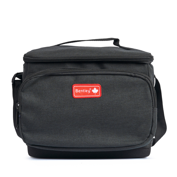 Bentley Black Lunch Bag with Front Pocket