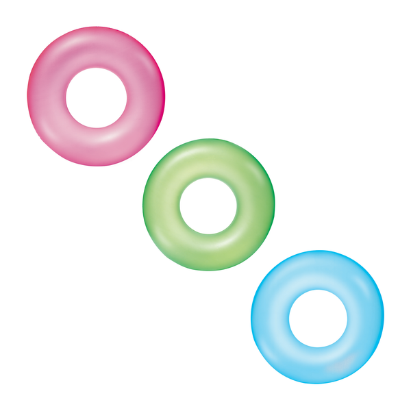 Bestway Inflatable Neon Float Wheel (Assorted Color)