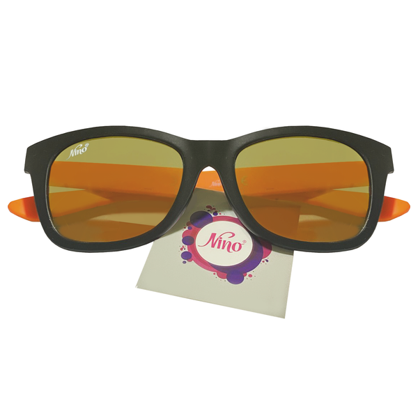 Orange & Blue Camo Matte Frame Sunglasses