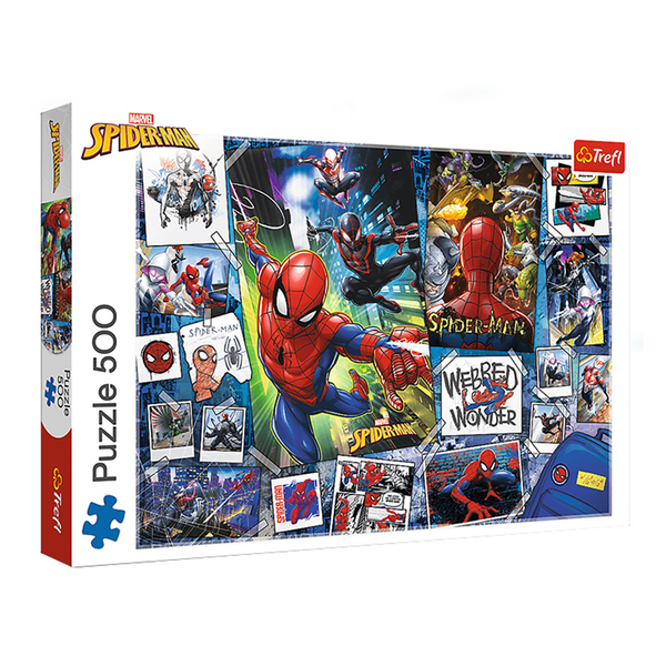 Disney Marvel Spiderman 500-Posters with a Superhero (500 Pcs)