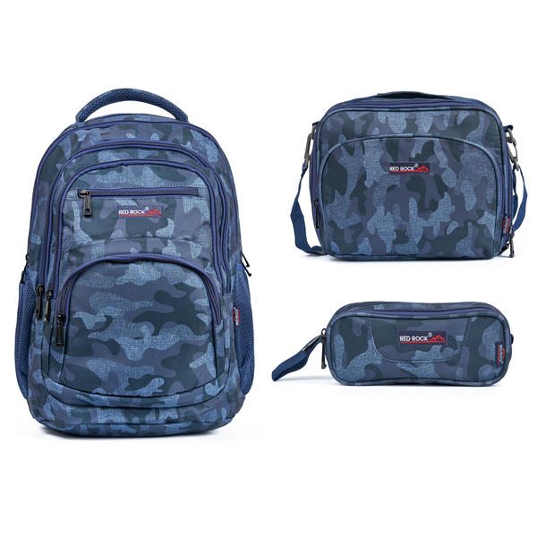 Camo 3-in-1 Backpack Set 19"