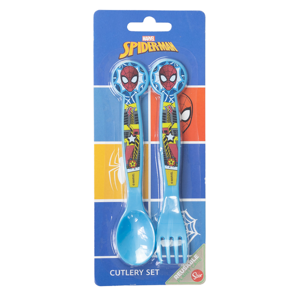 Stor Spiderman PP Cutlery Set