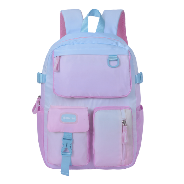 Pause Blue Cotton Candy Elite Backpack 18"
