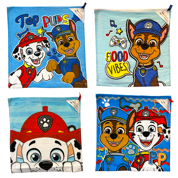 Paw Patrol Boys Mini Cotton Towel 30 X 30 CM (Assorted Design)