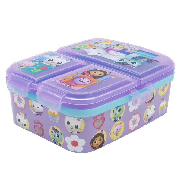 Stor Gabby's Dollhouse XL Multi-Compartment Sandwich Box 1 Liter