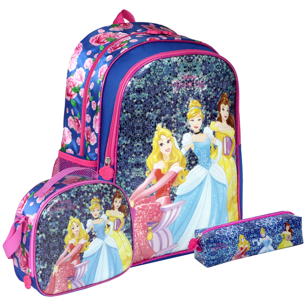 Princess 3-in-1 Backpack School Set 16"