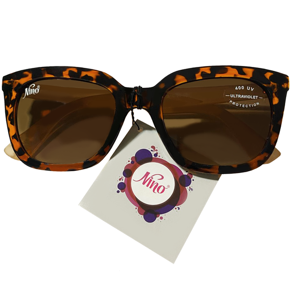 Cat Eye Leopard Print Frame Sunglasses