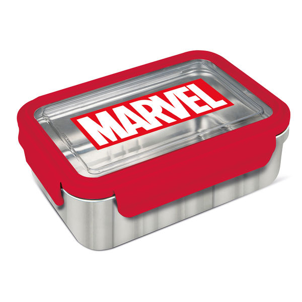 Stor Marvel Young Adult Stainless Steel Rectangular Lunch Box 1020 ML