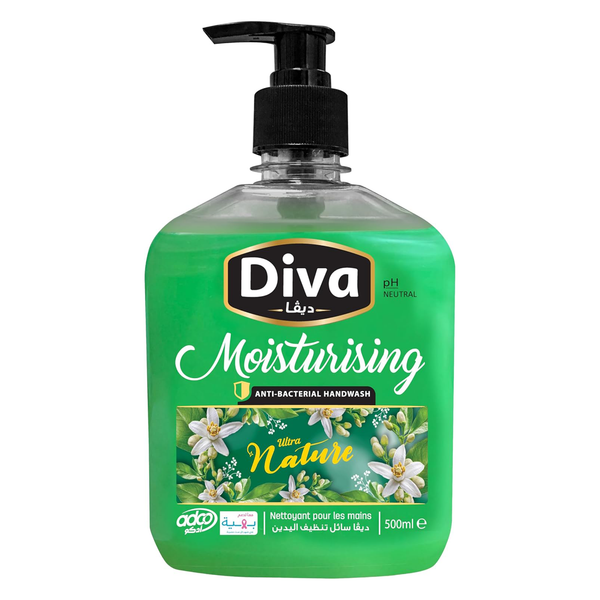Diva Moistruizing Anti-Bacterial Handwash Ultra Nature - 500 ML