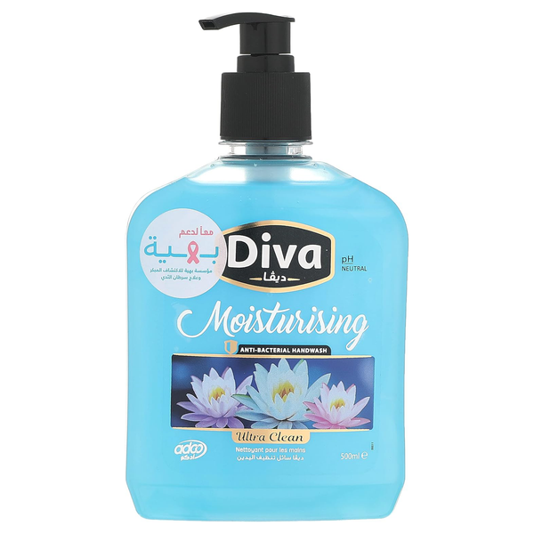 Diva Moistruizing Anti-Bacterial Handwash Ultra Clean - 500 ML