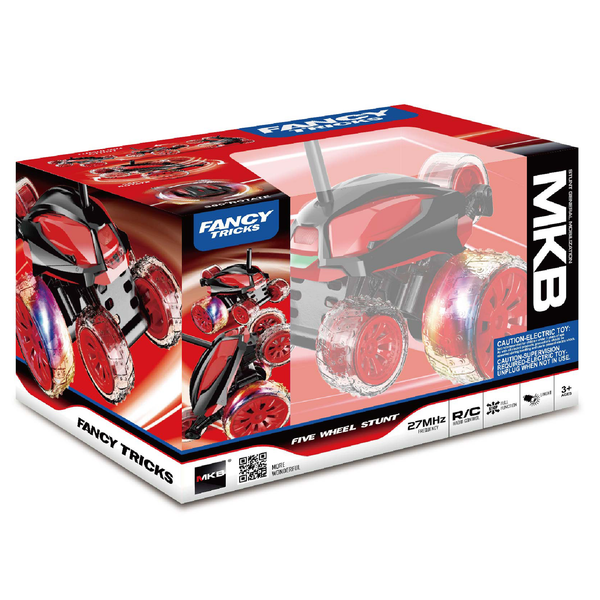 Five Wheel Stunt Car with Remote Control and USB Charger