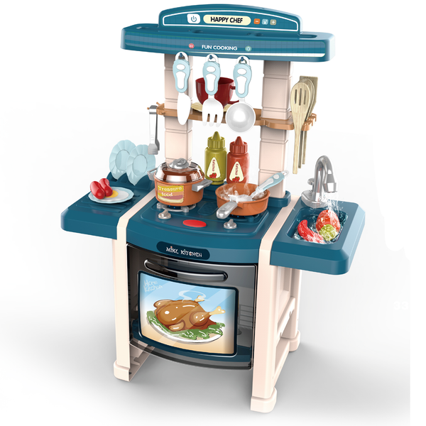 Simulation Kitchen Set with Light and Water (33 Pcs | 65 CM)