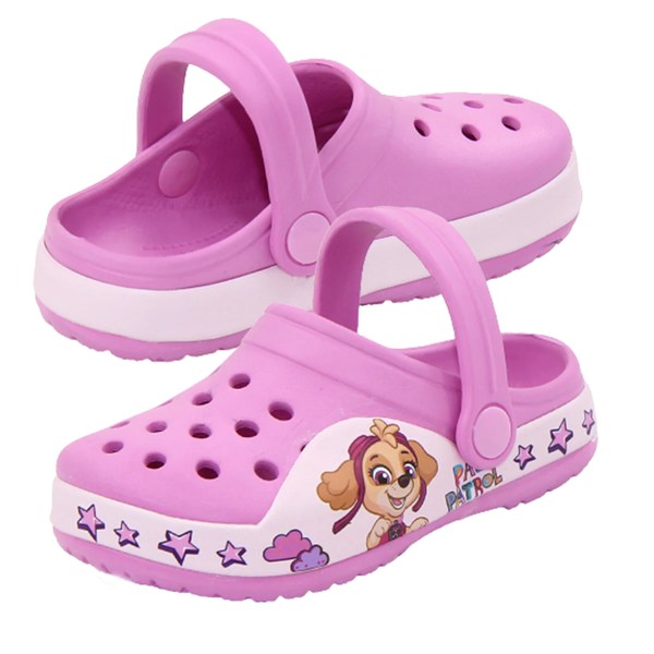 Paw Patrol Girls' 3D Crocs