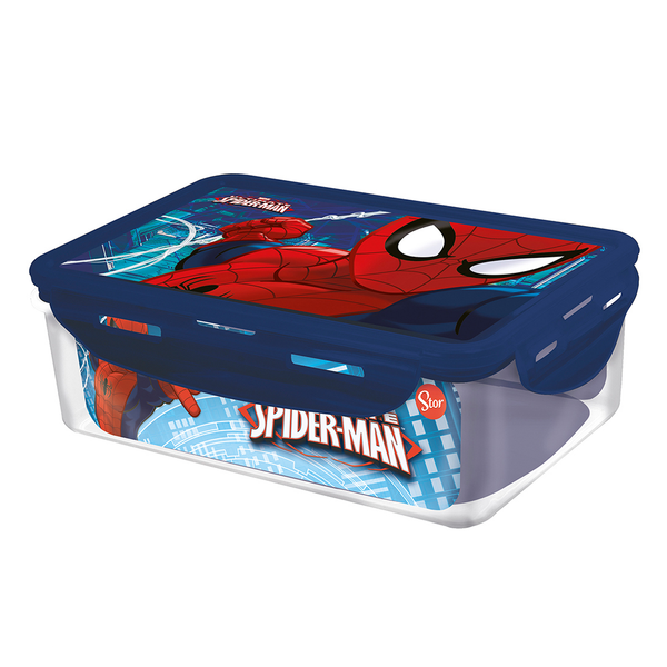 Stor Spiderman Rectangle Hermetic Food Container 1070 ML