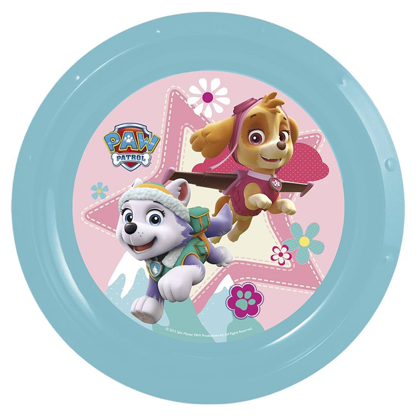 Stor Paw Patrol Girls Easy PP Plate