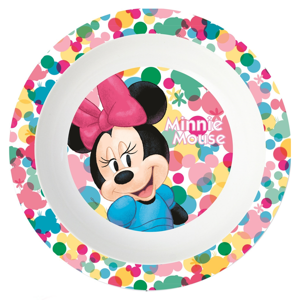 Stor Minnie Kids Microwave-Safe Deep Plate