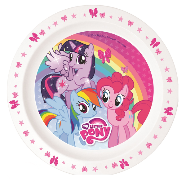 Stor My Little Pony Kids Microwave-Safe Plate