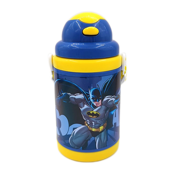 Batman Double Wall Bottle with Straw 460 ML