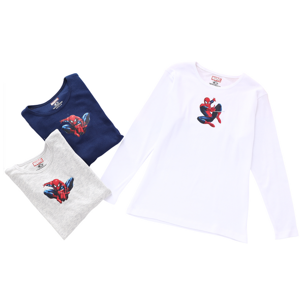Spiderman Long-Sleeve Undershirts Pack of 2 (Assorted Colors)