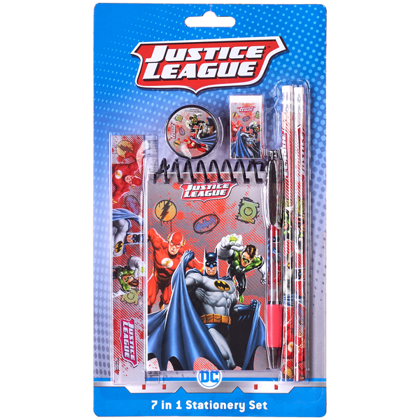 Justice League 7-in-1 Stationery Set