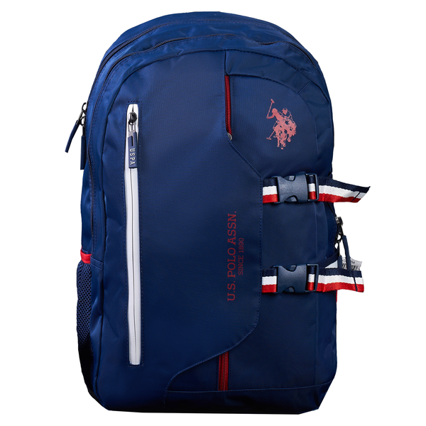 U.S. Polo Navy Blue School Backpack 19"